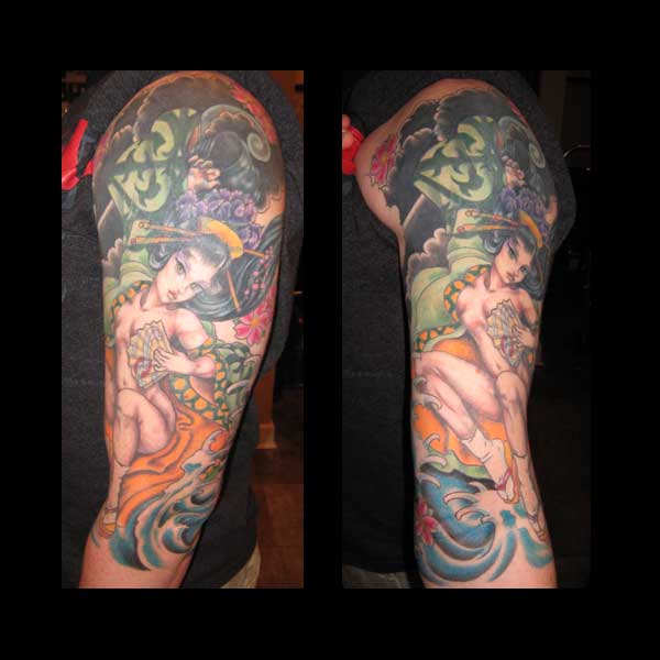 Carla Hopkins - Geisha Half Sleeve
