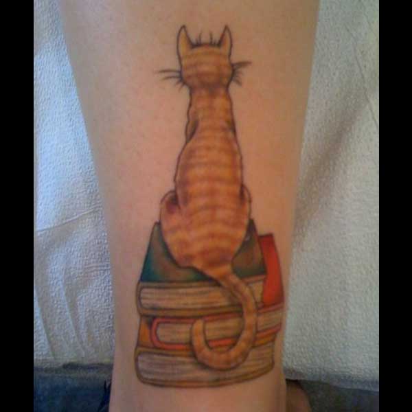 Cindy Vega - Cat and Books