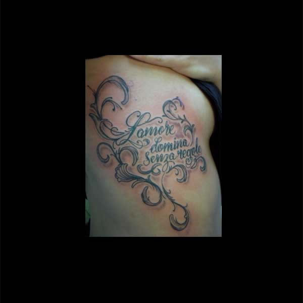 Clay Willoughby - Rib Lettering